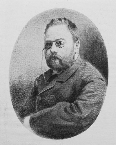 Emile Zola (1840-1902) af English School